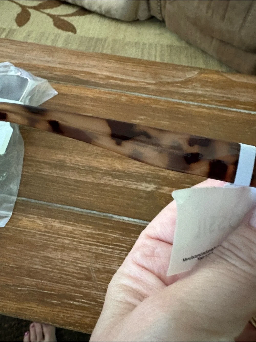 Fossil Tortoiseshell Cat-Eye Sunglasses with Brown Gradient Lenses